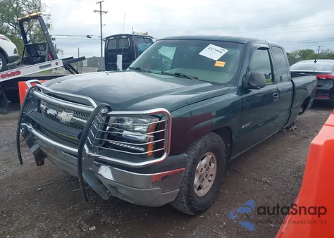 2001 Chevrolet Silverado 1500 Ls из США, поврежденный, VIN 1GCEK19V51E146838